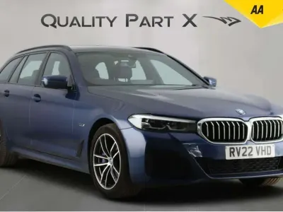 Used BMW 530e M Sport 2022 Blue Estate