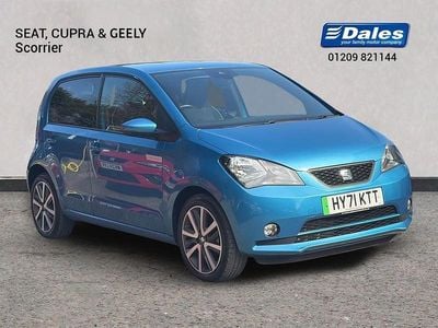 Used Seat Mii Electric 61 kW (83 HP) 2021 Blue Hatchback