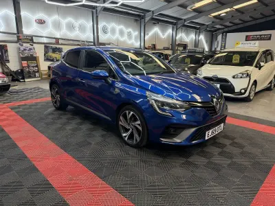 Begagnad Renault Clio IV RS Line 100 HK (73 kW) 2019 Blå Halvkombi