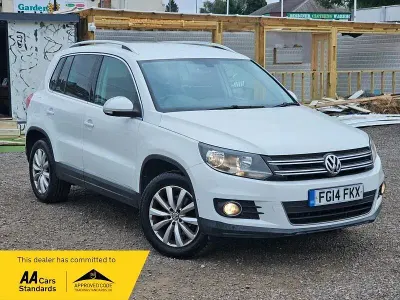 Używany VW Tiguan Match 160 KM (117 kW) 2014 Biały SUV