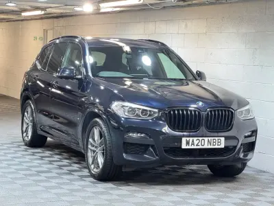 Used BMW X3 M Sport 292 HP (214 kW) 2020 Black SUV