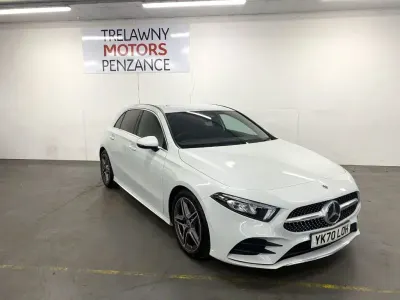 Used Mercedes A220 AMG line 190 HP (139 kW) 2020 White Hatchback