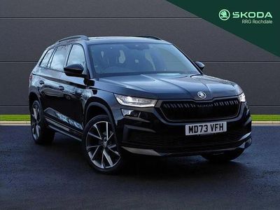 Black magic pearl effect Used 2024 Skoda Kodiaq SportLine SUV | £28,995 (Fair price)