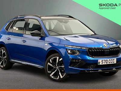 Used Skoda Kamiq Monte Carlo 115 HP (84 kW) 2024 Race blue metallic SUV