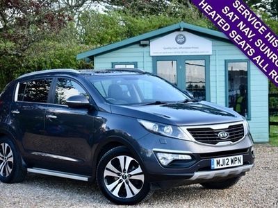 used Kia Sportage 2.0 CRDI KX 3 SAT NAV 5d 134 BHP