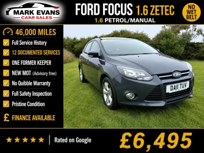 Used Ford Focus Zetec 125 HP (91 kW) 2011 Grey Hatchback