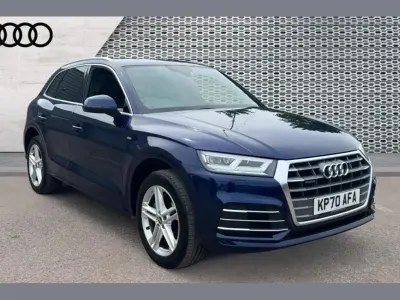 Used Audi Q5 S-Line 245 HP (180 kW) 2020 Blue SUV