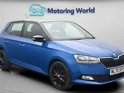 Used Skoda Fabia Colour Edition 95 HP (69 kW) 2020 Blue Hatchback