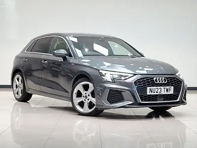 Used Audi A3 S-Line 110 HP (80 kW) 2023 Grey Sedan