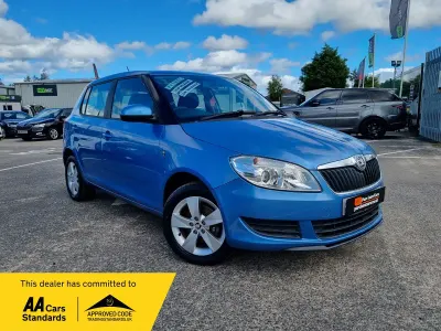Used Skoda Fabia SE 2015 Blue Hatchback