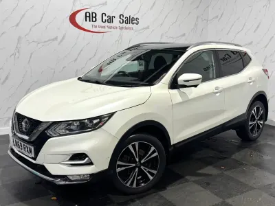 Used Nissan Qashqai N-Connecta 160 HP (117 kW) 2019 White SUV