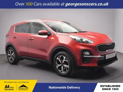 Gebraucht Kia Sportage 130 PS (95 kW) 2021 Rot SUV