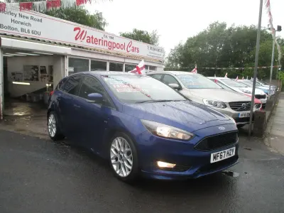 Used Ford Focus ST-Line 150 HP (110 kW) 2017 Blue Hatchback