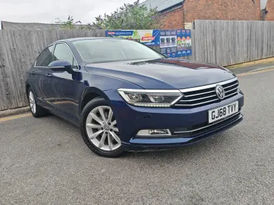 Used VW Passat Business 150 HP (110 kW) 2018 Blue Sedan