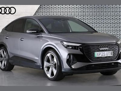 Used Audi Q4 Sportback e-tron Black Edition 125 kW (170 HP) 2025 Grey SUV