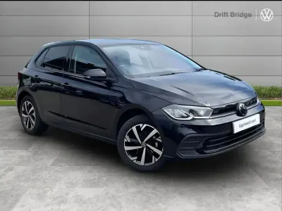 Used VW Polo Match 95 HP (69 kW) 2025 Black Hatchback