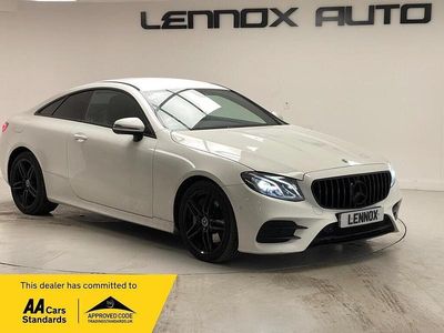 Used Mercedes E300 AMG line 245 HP (180 kW) 2018 White Coupe