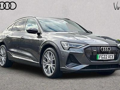 Grey Used 2022 Audi e-tron Sportback Black Edition SUV | £28,033 (Fair price)