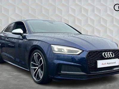 Blue Used 2018 Audi A5 Comfort Coupe | £25,548 (Fair price)