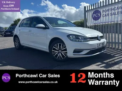 Used VW Golf VII SE 115 HP (84 kW) 2017 White Hatchback
