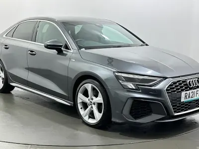 Used Audi A3 S-Line 150 HP (110 kW) 2021 Grey Sedan