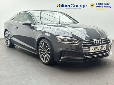 Used Audi A5 S-Line 190 HP (139 kW) 2018 Grey Coupe