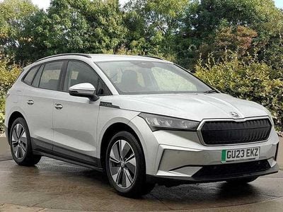 Used Skoda Enyaq iV 97 kW (132 HP) 2023 Brilliant silver metallic SUV