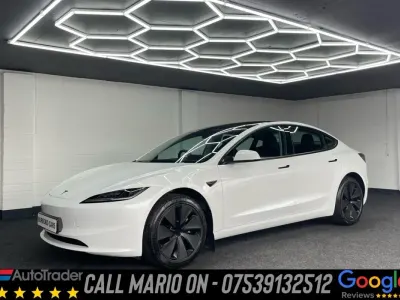 New Tesla Model 3 RWD 235 kW (320 HP) 2026 White Sedan
