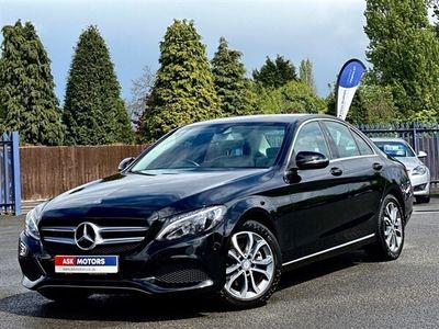 used Mercedes C220 C-Class 2.1D SPORT 4d 170 BHP SATNAV DAB RADIO BLUETOOTH CREAM LEATHER INTERIOR REVERSE CAMERA