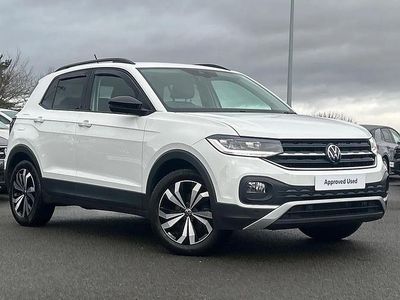 Used VW T-Cross Black Edition 95 HP (69 kW) 2023 White SUV