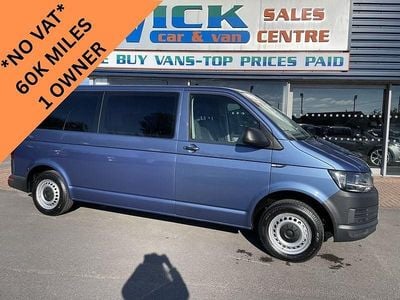 Used VW T6 Startline 150 HP (110 kW) 2017 Blue Van