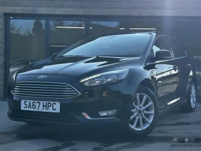 Used Ford Focus Titanium 125 HP (91 kW) 2017 Black Hatchback