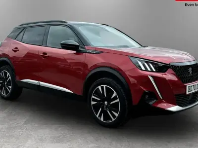 Used Peugeot 2008 GT-line 129 HP (94 kW) 2020 Red SUV