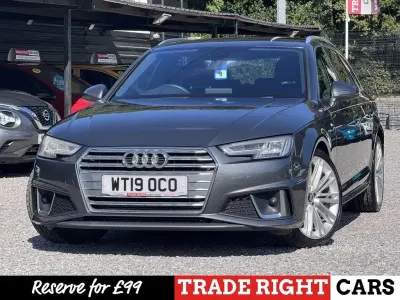 Used Audi A4 S-Line 150 HP (110 kW) 2019 Grey Estate