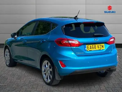 Used Ford Fiesta Titanium X 99 HP (72 kW) 2018 Blue Hatchback