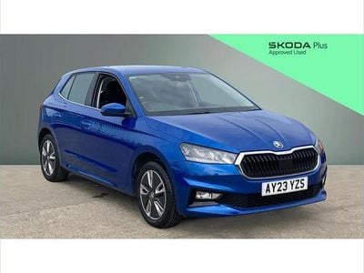 Used Skoda Fabia SE L 110 HP (80 kW) 2023 Blue Hatchback