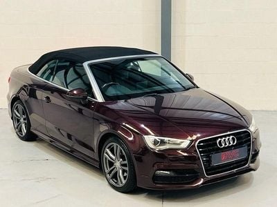 Used Audi A3 Cabriolet S-Line 150 HP (110 kW) 2016 Red Cabriolet