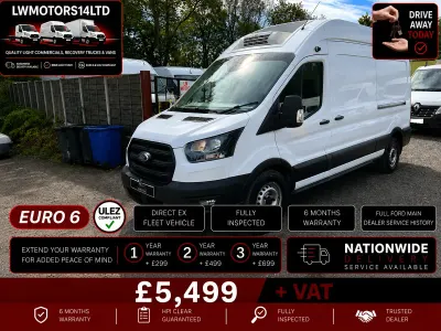 Used Ford Transit 130 HP (95 kW) 2022 White Van