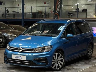 Blue Used 2017 VW Touran R-line MPV | £13,895 (Fair price)