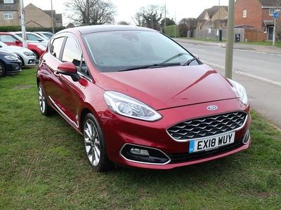 Used Ford Fiesta Vignale 125 HP (91 kW) 2018 Red Hatchback