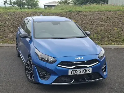Used Kia Ceed GT-Line 158 HP (116 kW) 2023 Blue Hatchback