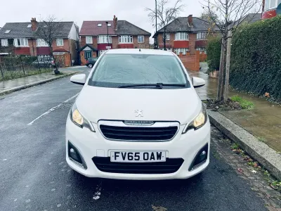 Used Peugeot 108 Allure 82 HP (60 kW) 2015 White Hatchback