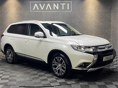 White Used 2018 Mitsubishi Outlander SUV | £14,000 (A bit pricey)