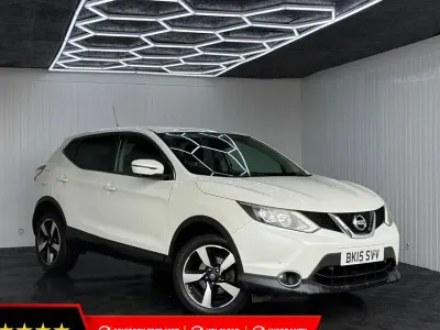 Used Nissan Qashqai N-TEC 110 HP (80 kW) 2015 White SUV