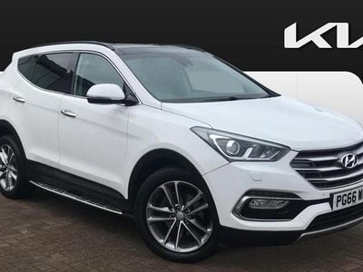 Used Hyundai Santa Fe Premium SE 200 HP (147 kW) 2017 White SUV