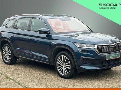 Petrol blue metallic Used 2023 Skoda Kodiaq LAURIN & KLEMENT SUV | £35,900 (Expensive)