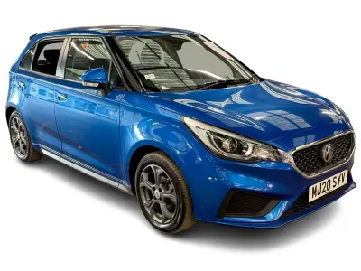 Used MG MG3 Excite 106 HP (77 kW) 2020 Blue Hatchback