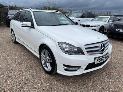 Begagnad Mercedes C250 AMG 2013 Vit Kombi