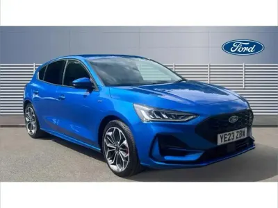 Used Ford Focus ST-Line X 155 HP (114 kW) 2023 Blue Hatchback