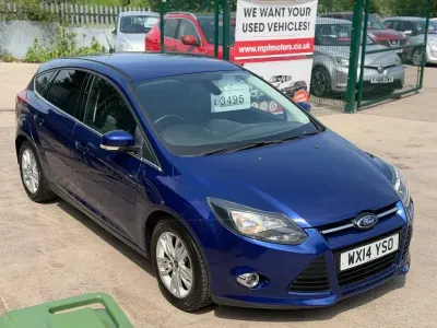 Used Ford Focus Titanium 115 HP (84 kW) 2014 Blue Hatchback